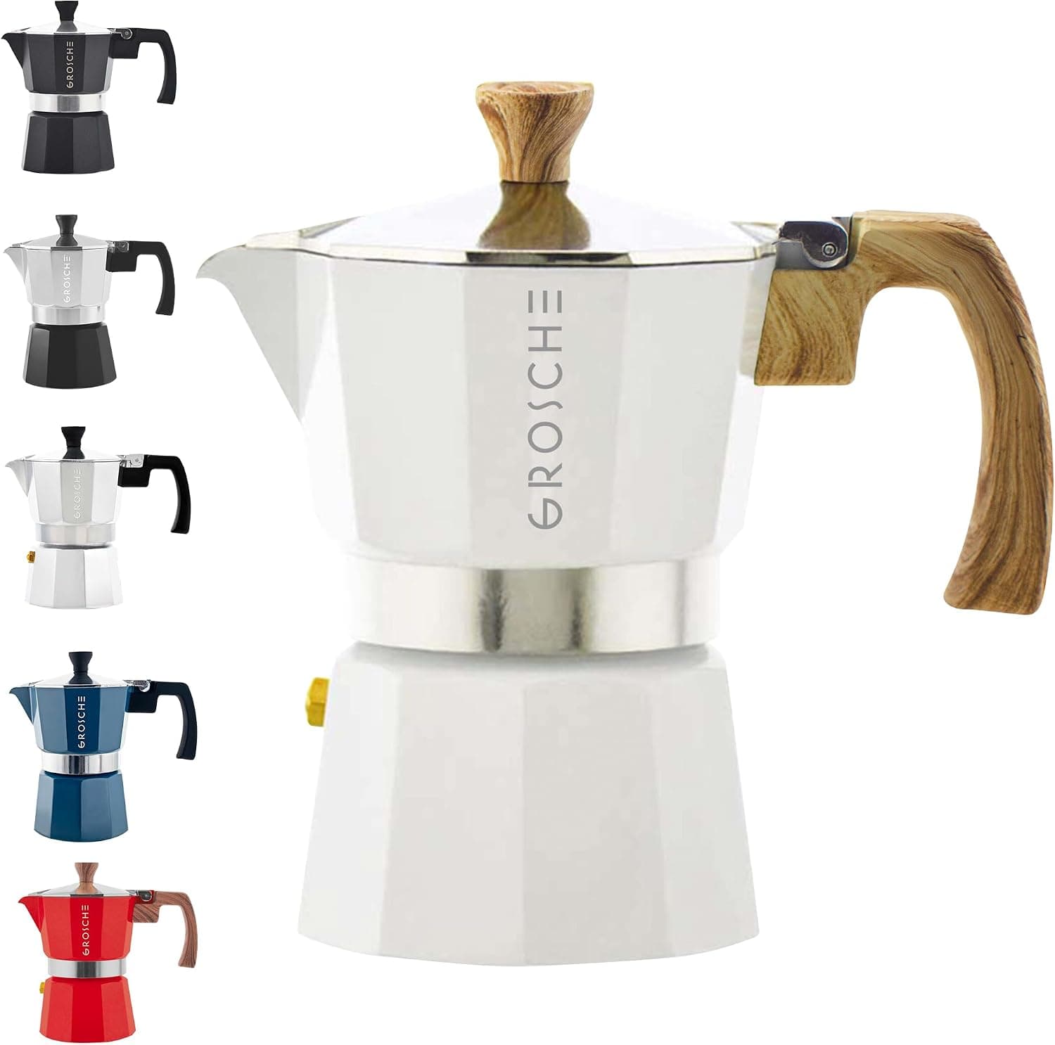 GROSCHE Milano Stovetop Espresso (Moka Pot)