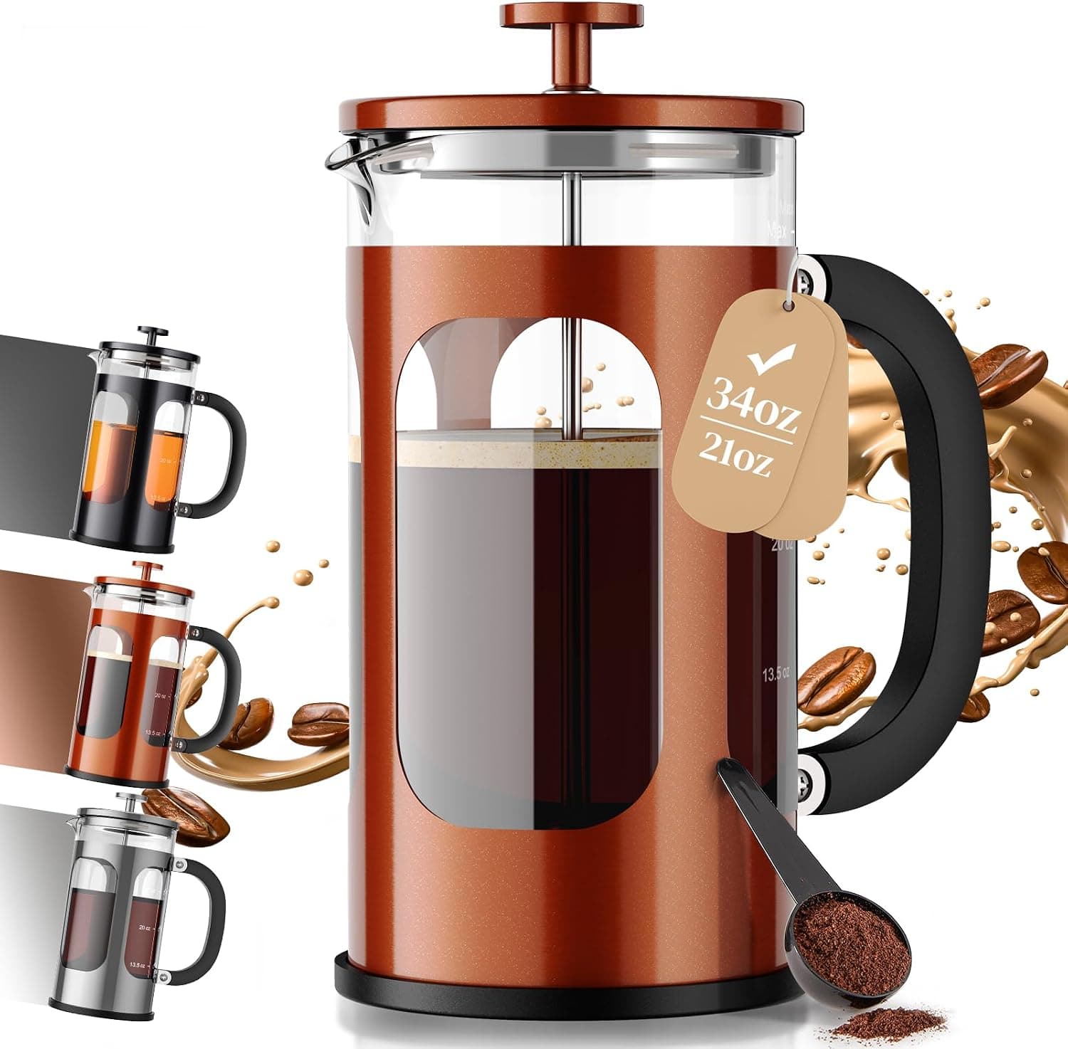 Veken French Press Coffee Maker